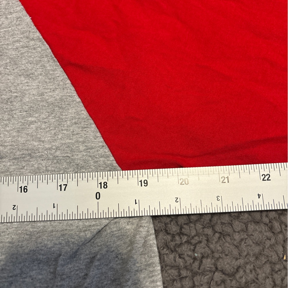 Vintage lee shirt mens medium gray red cardinals logo 90s raglan - Picture 10 of 11